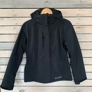 Women’s Insulated Black Spyder Jacket